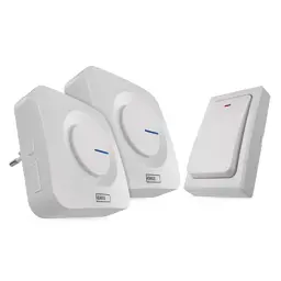 Дверний дзвінок EMOS бездротовий P5731 220В 2 приймачі (180м) (P5731)