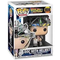 Ігрова фігурка Funko Pop! Back to the Future Doc with helmet (46914) - мініатюра 4
