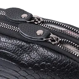 Сумка для жінок Vintage 22799 19х12х7 см Чорний - мініатюра 4