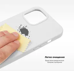 Чехол-накладка силиконовый противоударный для Apple iPhone 14 Plus, панель с защитой всего корпуса, софт-тач, lilac, ArmorStandart (ARM65626) - мініатюра 5