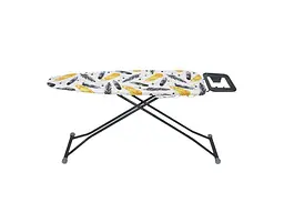 Дошка прасувальна EUROHOME ALPINE PLUS 33x110см моноблок з розеткою (пір'я жовто-чорні) - мініатюра 6