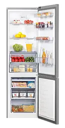 Холодильник двокамерний Beko CNA400EC0ZX - 201x60 No Frost Everfrsh+ 400 л дисплей А+ нержавіюча сталь (CNA400EC0ZX) - мініатюра 2