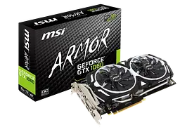 Відеокарта GeForce GTX 1060 6GB MSI Armor OCV1 Armor OC (GTX 1060 ARMOR 6G OCV1) Б/В