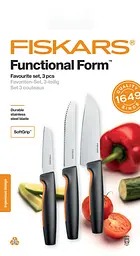 Набір кухонних ножів Fiskars Functional Form ™ Favorite 3 шт 1057556 - мініатюра 3