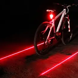 Задній стоп на велосипед з лазером SL-116 мигалка для велосипеда, велофара задня з доставкою (ST) - мініатюра 2