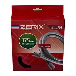 Шланг для душу Zerix Silver.F03 175 см ZX5685, Хром - мініатюра 2