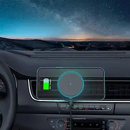 Автотримач з бездротовою зарядкою Proove Circle Pro 15 W WHMP15010001 - мініатюра 3