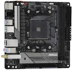 Материнська плата AsRock A520M-ITX/ac (A520M-ITX/ac) (Socket AM4, AMD A520, Mini-ITX) - мініатюра 2