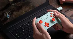 Бездротовий геймпад 8BitDo Ultimate 2C з датчиками Холла 2.4G і Bluetooth для ПК та Android (Білий) - мініатюра 6