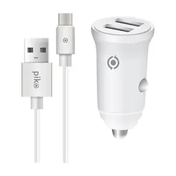 Зарядний пристрій Piko CC-312 (2USB3,1A) + USB-C cable (1283126538803)