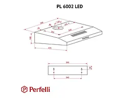 Витяжка Perfelli PL 6002 W LED - мініатюра 10