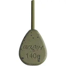 Грузило Brain In-Line Flat Lead 140g 2шт/уп Green