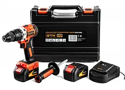 Набір акумуляторного інструменту GTM 18V шурупокрут DSI18/80BL, дискова пила CS18/165BL, гайкокрут IWC18/320BL + 2 АКБ і ЗП - мініатюра 2