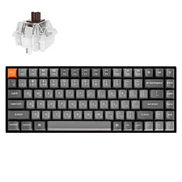 Keychron Клавіатура механічна K2 Max 84Key, K Super Brown, WL/BT/USB-A, Hot-Swap, QMK, EN/UKR, RGB, чорний - мініатюра 2