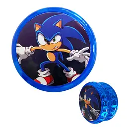 Йо-йо Sonic, 5.5 см, світло, на батарейках, 28.5x20x6 см (В асортименті)