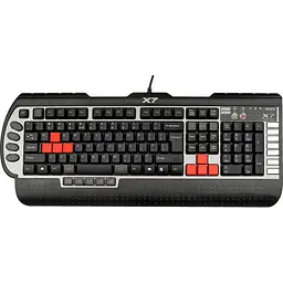 Клавіатура A4Tech X7-G800V USB Black/Grey (G800V USB (Black)) - мініатюра 1