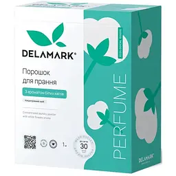 Пральний порошок DeLaMark Universal з ароматом білих квітів 1 кг (4820152330215)