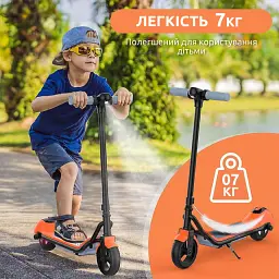 Дитячий електросамокат GIANT Kids ES1 LED Синій - мініатюра 12