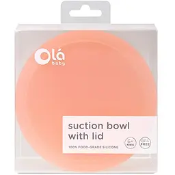 Миска дитяча Olababy із кришкою, помаранчевий (60521) - мініатюра 2