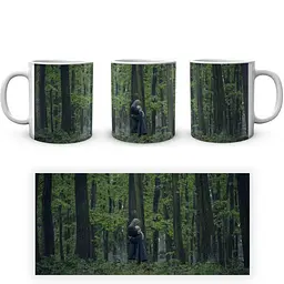 Кухоль GeekLand The Witcher Відьмак Геральт Цирі TW 002.013 330 мл білий - мініатюра 4