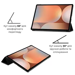 Чехол AIRON Premium для Samsung Galaxy Tab S10 Ultra 14.6 2024 с защитной пленкой и салфеткой Black - мініатюра 9