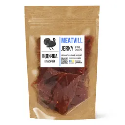 Джерки Meatvill iндичка класична крафт 100г - мініатюра 1