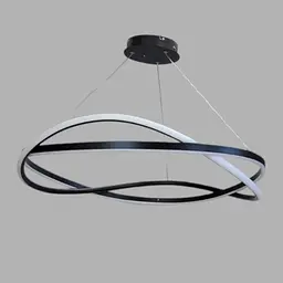 Стильна підвісна LED-люстра Art 2463/600 BK - мініатюра 10