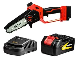 Пила ланцюгова акумуляторна GTM CS18/127BL BEO1 (12.7 см, 10.5 м/с, BL, 18V)