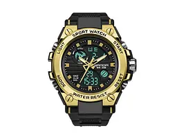 Наручные часы мужские 739 Black-Gold Sanda acs0030961 - миниатюра 2