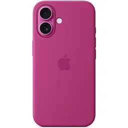 Силіконовий чохол CasePro Silicone Case with MagSafe Fuchsia для iPhone 16 - мініатюра 3