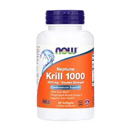 Жирные кислоты Now Foods Крилевый Жир 1000мг, Neptune Krill 1000, Double Strength, 6 (NOW-01627)