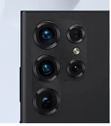 Захисне скло на камеру DK для Samsung Galaxy S24 Ultra S928 CD Metal Armor black - мініатюра 4