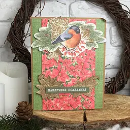 Набір для створення вітальних листівок "Our warm Christmas" Fabrika Decoru FDGCK-019 - мініатюра 3