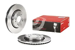 Диск гальмівний вентильований Honda CR-V III-IV 06-25р Brembo (09.A866.10) - мініатюра 2