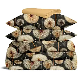 Комплект постільної білизни Cosas Wish flower CS5 Сімейний бежевий (WishFlower_El180x30-11Honey_160x2)