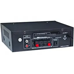 Підсилювач звуку Bluetooth 4,0 USB/SD/FM/MP3 120W+120W 2х канальний з пультом стереопідсилювач для колонок з караоке 220V та 12V UKC AK-688BT - мініатюра 6