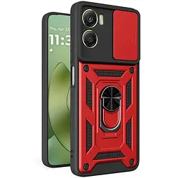 Чохол Ummi Camshield Serge Ring для Motorola Moto G05 / E15 Червоний / Red - мініатюра 2