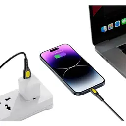 Кабель XO NB280 Jian Yan Series Lightning Data Cable 1 м 3A Чорний