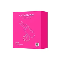 Смарт-міні сексмашина Lovense Spinel імітація фрикцій, підігрівання, 3 насадки, на присоску - мініатюра 7