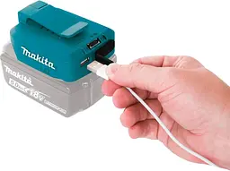 Адаптер USB для акумуляторів LXT Makita DECADP05 - мініатюра 6