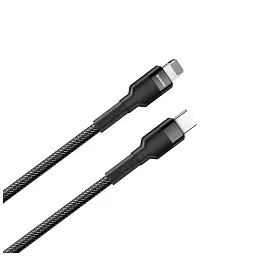 Дата кабель USB-C to Lightning 0.3m 3А black ColorWay (CW-CBPDCL054-BK) - мініатюра 2