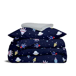 Дитяча постільна білизна в ліжечко Cosas Galaxy Night CS3 110х140 см (GalaxyNight_52Grey_140)