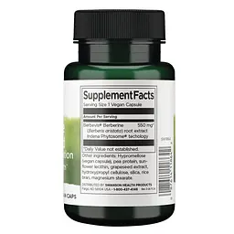 Берберин Swanson Berberine Advanced, 30 вегакапсул - мініатюра 2