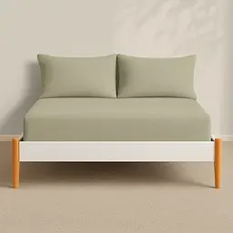 Простирадло Cosas на резинці фланель 80х190х25 olive, оливка (Flannel_05Olive_80х190х25) - мініатюра 4