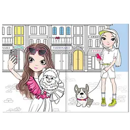 Дитяча розмальовка "GirlsandPets" Апельсин РМ-88-02 серія "Dream and Style" - мініатюра 2