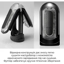 Вібромастурбатор Tenga Flip Zero Electronic Vibration Black - мініатюра 6