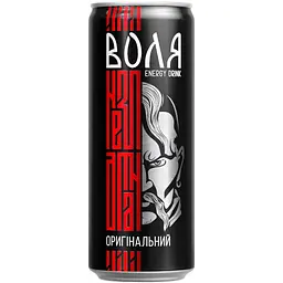 Упаковка енергетичного напою Моршинська Воля середньогазований 3.96 л (0.33 л x 12 шт.) - мініатюра 2