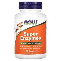 Суперферменти для Підтримки Травлення Super Enzymes - 90 капсул
