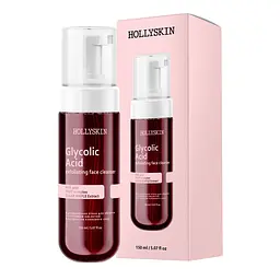 Пінка відлущувальна HOLLYSKIN для обличчя з екстрактом кленового сиропу Glycolic Acid 150 мл