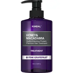 Кондиціонер для волосся Kundal Honey & Macadamia Protein Hair Treatment Pink Grapefruit Рожевий грейпфрут 500 мл